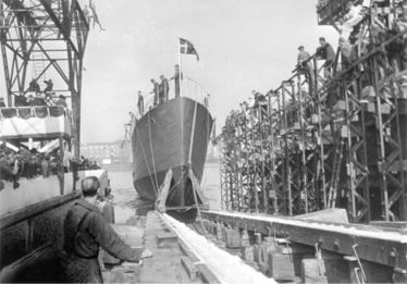 Torpedo Boat KRIEGER is launched